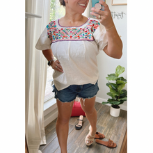 Load image into Gallery viewer, Floral Embroidered Blouses