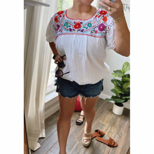 Load image into Gallery viewer, Floral Embroidered Blouses