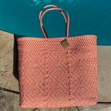 Load image into Gallery viewer, Large Tote - Peachy