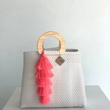 Load image into Gallery viewer, Wooden Handle Tote - Paloma