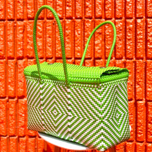 Load image into Gallery viewer, Large Duffel - Lime + White