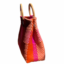 Load image into Gallery viewer, Wooden Handle Tote - Paraiso