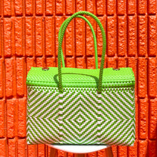 Load image into Gallery viewer, Large Duffel - Lime + White
