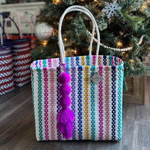 Load image into Gallery viewer, Medium Tote - Colorful Chainlink