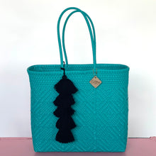 Load image into Gallery viewer, Large Tote - Aqua