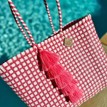 Load image into Gallery viewer, Large Tote - Dolly Coral