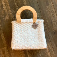 Load image into Gallery viewer, Round Wooden Handle Tote MINI - Paloma