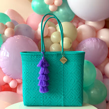 Load image into Gallery viewer, Large Tote - Aqua