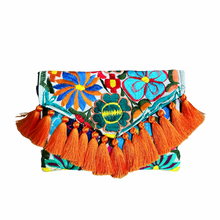 Load image into Gallery viewer, Embroidered Clutch - Luxe Tassels - Media Naranja
