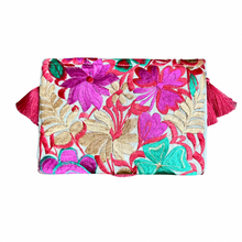 Load image into Gallery viewer, Embroidered Clutch - Luxe Tassels - Sirena
