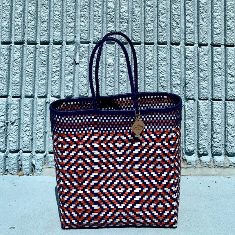 Mini Tote - CRUSH CITY - Dolly Orange – Casa Maya Collective