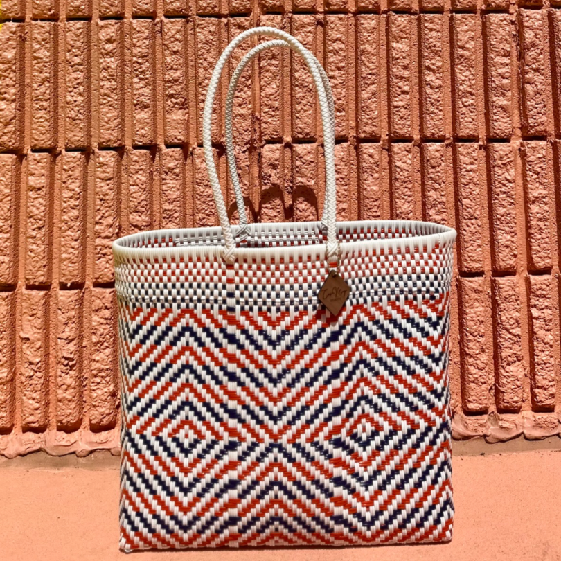 Mini Tote - CRUSH CITY - Dolly Orange – Casa Maya Collective