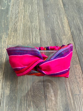 Load image into Gallery viewer, Turban Cambaya Headband - Pink Rainbow
