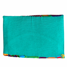 Load image into Gallery viewer, Embroidered Clutch - Multicolor Luxe Thread - EMERALD
