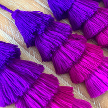 Load image into Gallery viewer, PURPLE Ombre Tassel
