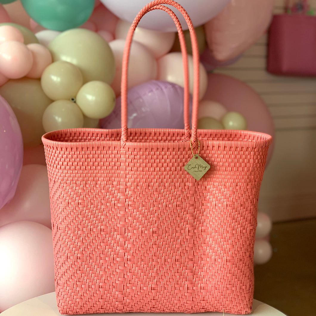 Large Tote - Coral