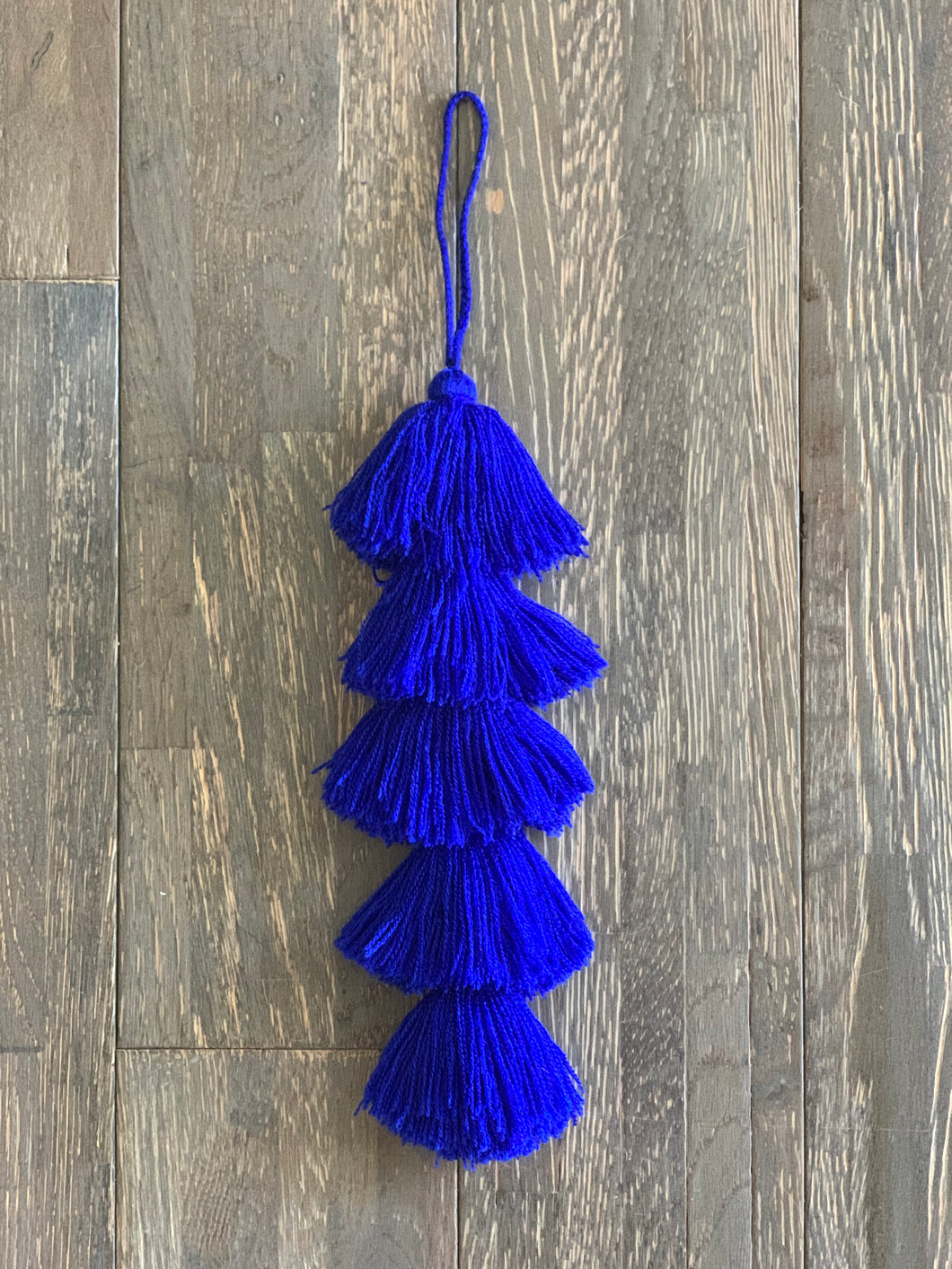 5 Tier Tassel - Royal Blue