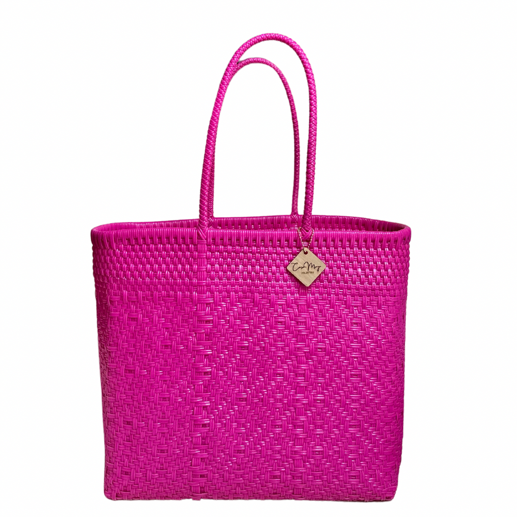Large Tote - Hot Pink