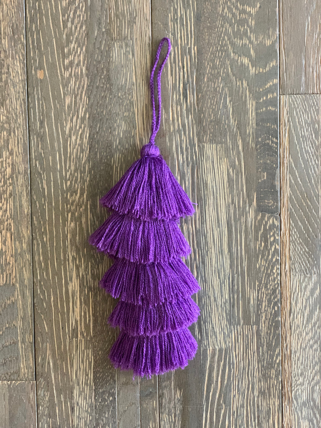 5 Tier Tassel - Amethyst