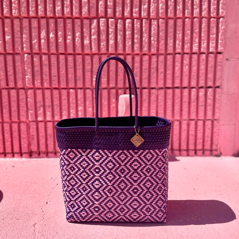 Large Tote - Purple + Lilac