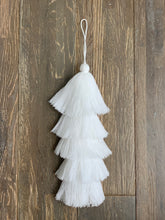 Load image into Gallery viewer, 5 Tier Tassel - White
